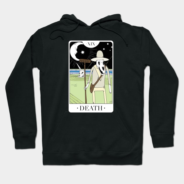 Death - adventure time tarot card Hoodie by kvothewordslinger